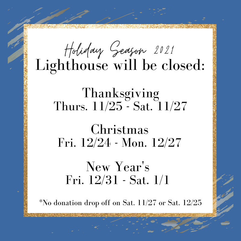 Holiday hours for lighthouse PRC